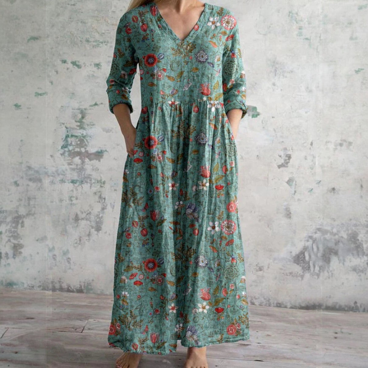 Eliana | Abito Floreale Elegante Qualità Premium