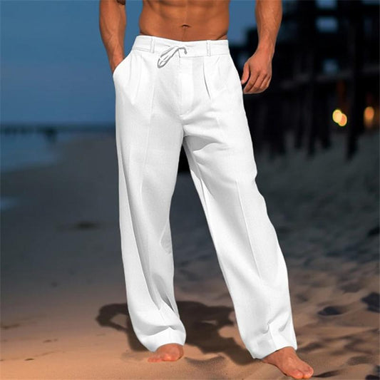 Andrei - Pantaloni in Lino Semplice