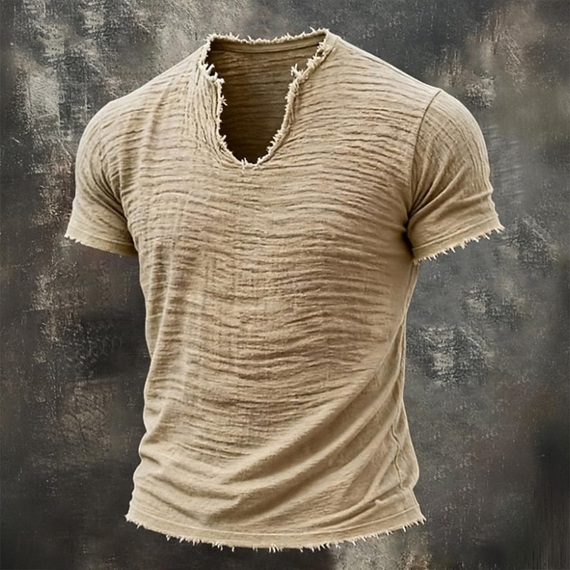 Matteo | T-shirt Vintage con scollo a V