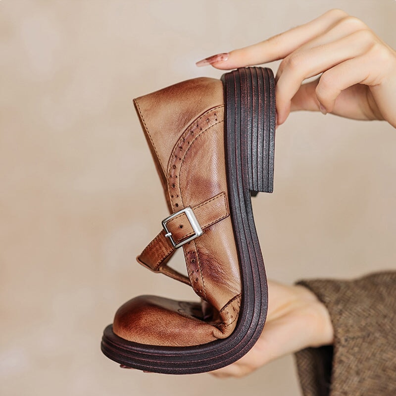 Velda | Eleganti Mary Janes In Pelle