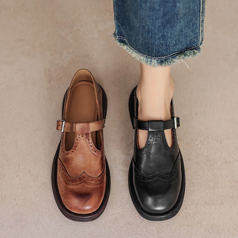Velda | Eleganti Mary Janes In Pelle