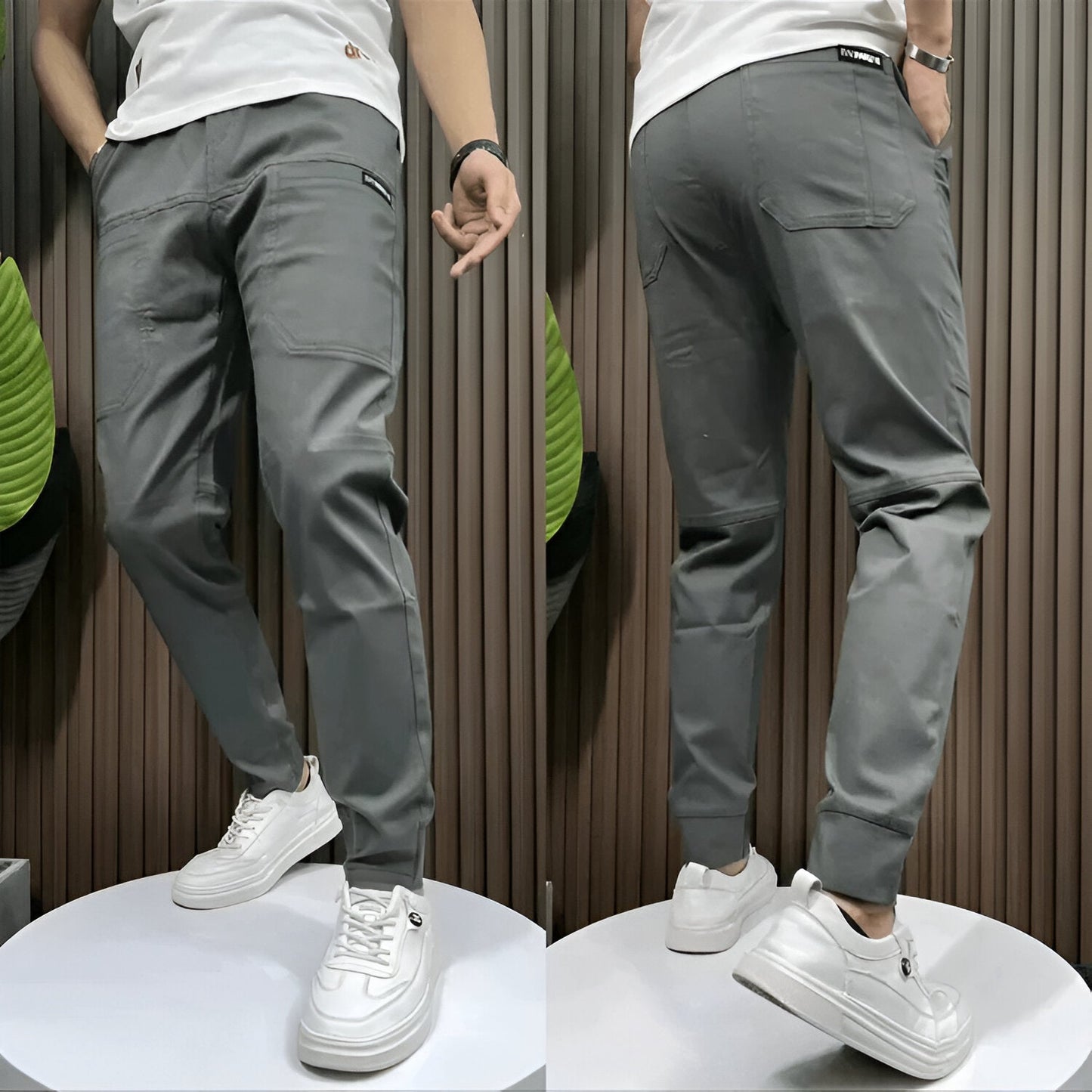 Tommaso - Pantaloni Cargo Streatch Premium
