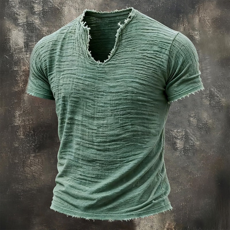 Matteo | T-shirt Vintage con scollo a V