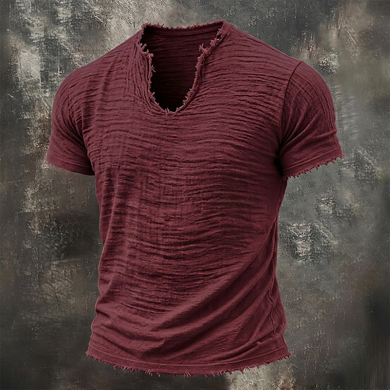 Matteo | T-shirt Vintage con scollo a V