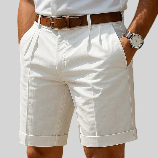 Lucca | Pantaloncini Estivi Plissettati Da Uomo