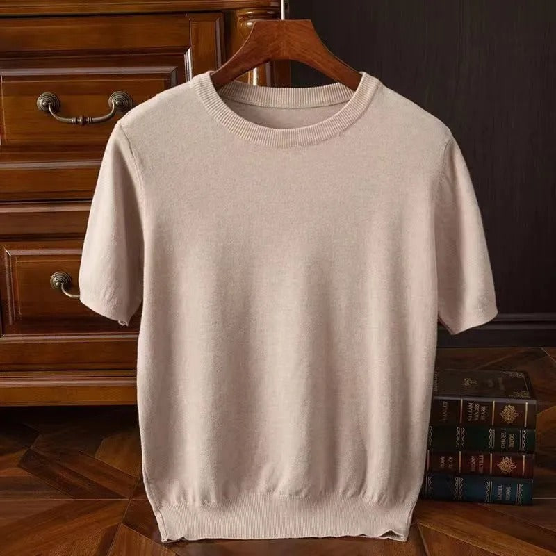 Aurelio – T Shirt In Cashmere Da Uomo