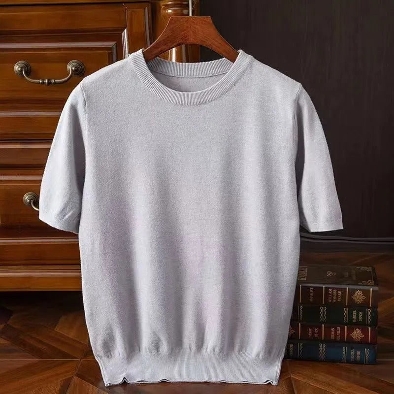 Aurelio – T Shirt In Cashmere Da Uomo