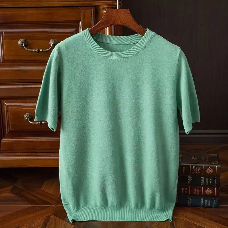 Aurelio – T Shirt In Cashmere Da Uomo