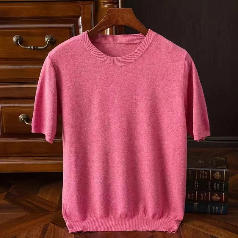 Aurelio – T Shirt In Cashmere Da Uomo