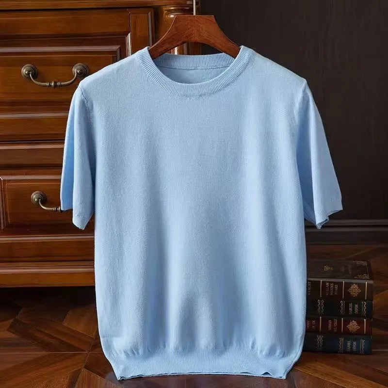 Aurelio – T Shirt In Cashmere Da Uomo