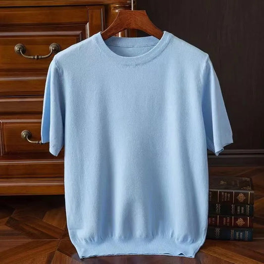 Aurelio – T Shirt In Cashmere Da Uomo