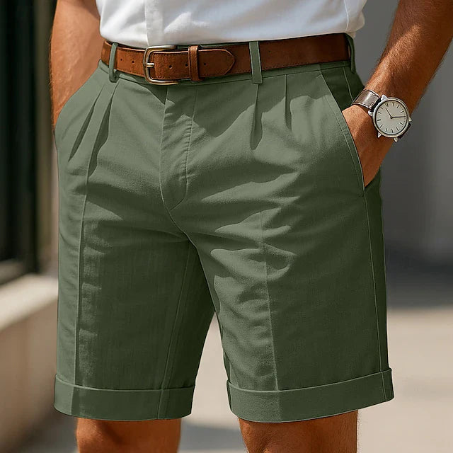 Lucca | Pantaloncini Estivi Plissettati Da Uomo