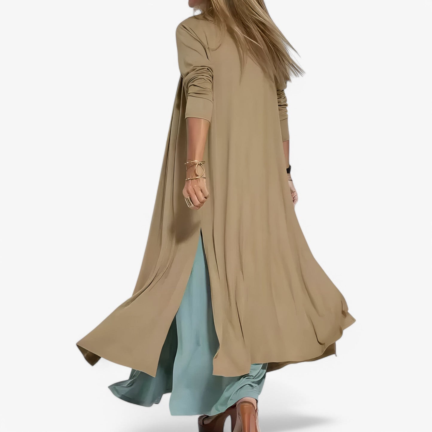 Helen | Abito Lungo Con Cardigan In Omaggio
