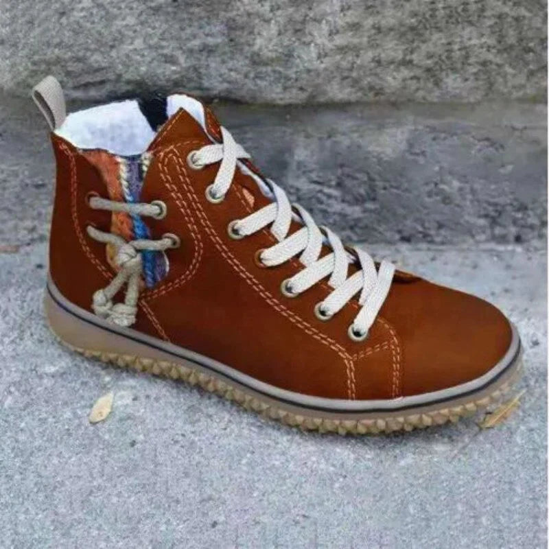 Elvera - Stivali In Pelle Ispirazione Vintage