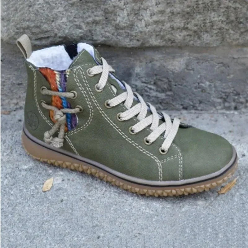 Elvera - Stivali In Pelle Ispirazione Vintage