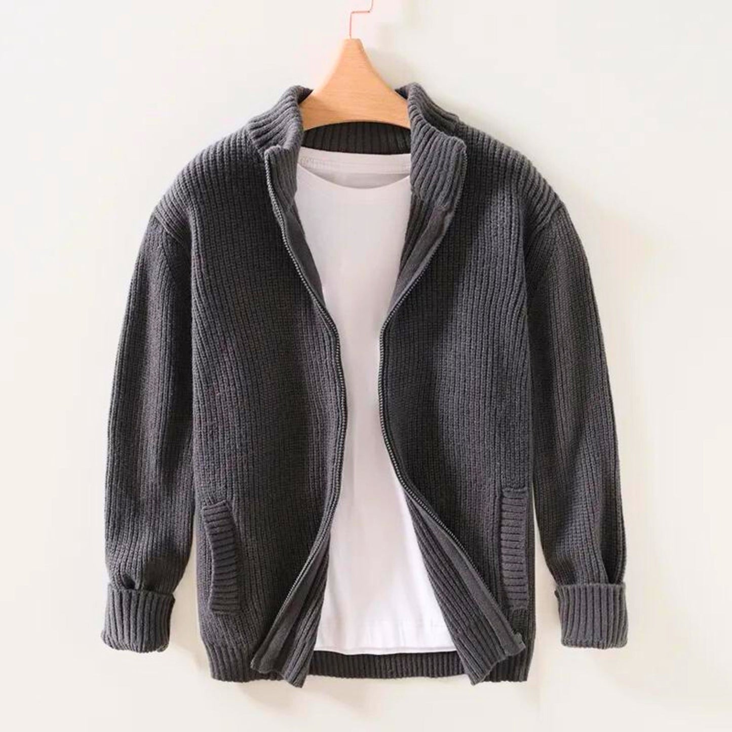 Lucian - Maglione autunnale con zip