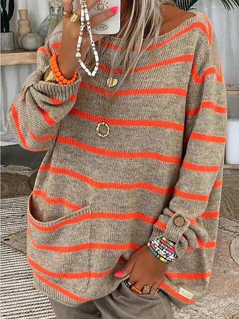 Leonie's Maglione a righe chic