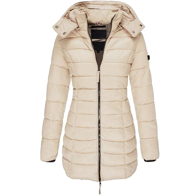 Rinessa Elegante giacca con cappuccio